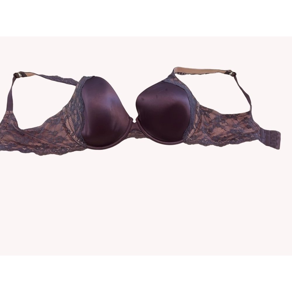 Maidenform Bra Purple Lavender Pink Lace Sexy 38D Underwire